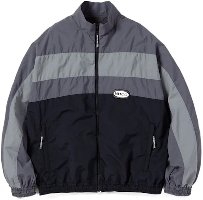 NEIGHBORHOOD FW22 Logo Stand Collar Spliced Long Sleeve Jacket Men. 222AQNH-JKM01 Order NEIGHBORHOOD FW22 Logo Stand Collar Spliced Long Sleeve Jacket Men. 222AQNH-JKM01