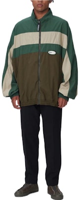 NEIGHBORHOOD FW22 Logo Stand Collar Spliced Long Sleeve Jacket Men. 222AQNH-JKM01 Shop NEIGHBORHOOD FW22 Logo Stand Collar Spliced Long Sleeve Jacket Men. 222AQNH-JKM01