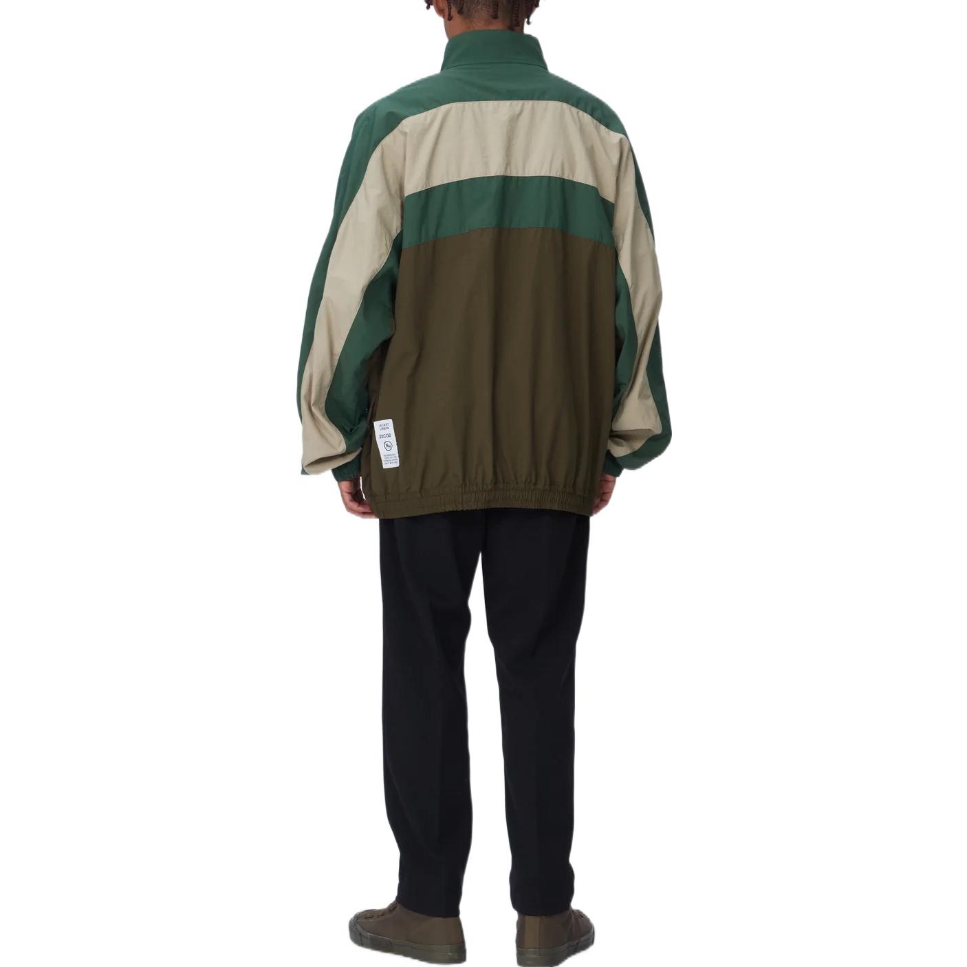 Purchase NEIGHBORHOOD FW22 Logo Stand Collar Spliced Long Sleeve Jacket Men. 222AQNH-JKM01