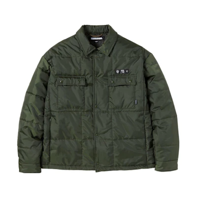 NBHD FW22 Puff Shirt LS Jacket Solid Color Pocket Design 222TSNH-SHM02
