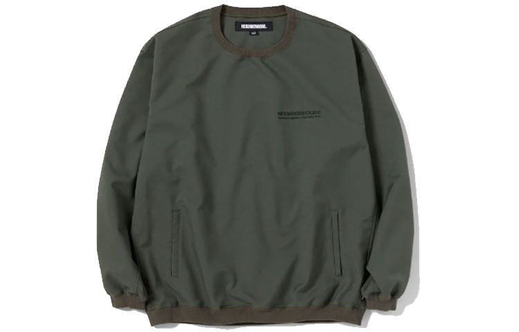 NBHD FW22 Pullover Crewneck Sweatshirt Plain Letter Print 222TSNH-SHM07