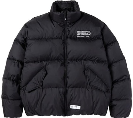 NEIGHBORHOOD FW22 Quilted Embroidered Lettering High Collar Jacket . 222TSNHJKM10 3