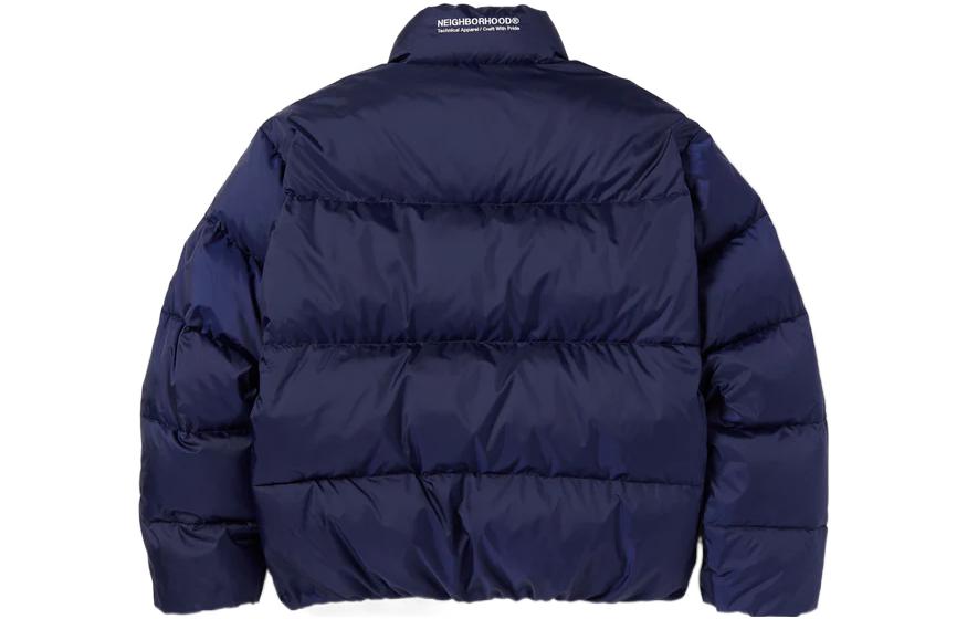 Lookbook NEIGHBORHOOD FW22 Quilted Embroidered Lettering High Collar Jacket . 222TSNHJKM10