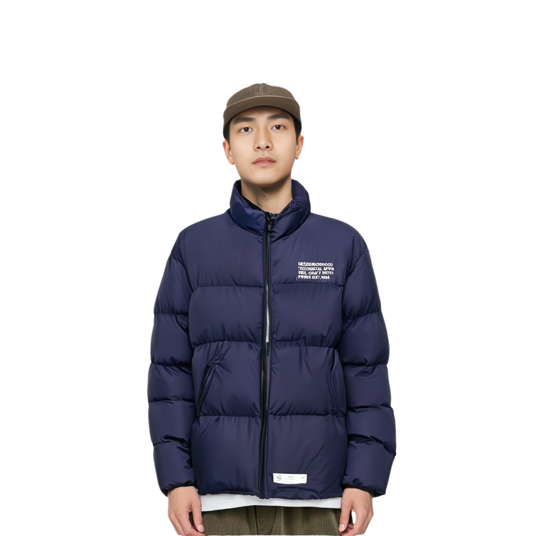 Details for NEIGHBORHOOD FW22 Quilted Embroidered Lettering High Collar Jacket . 222TSNHJKM10