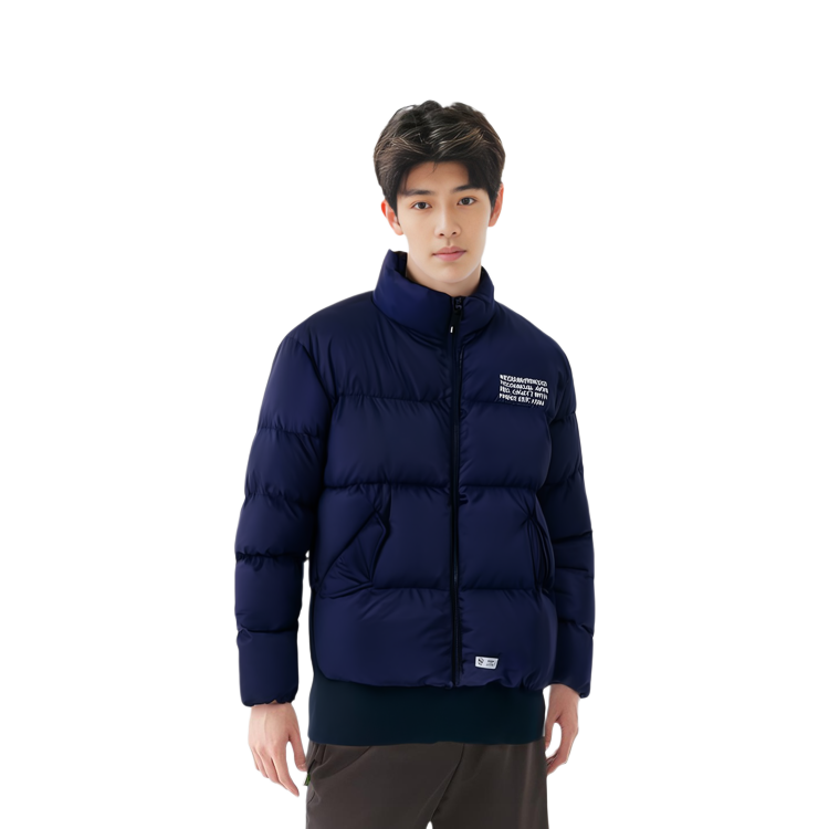 Cheap NEIGHBORHOOD FW22 Quilted Embroidered Lettering High Collar Jacket . 222TSNHJKM10