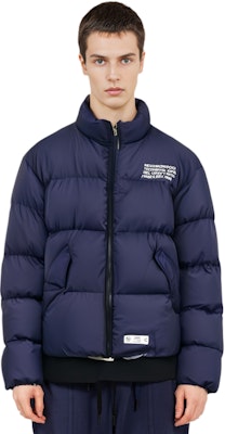 NEIGHBORHOOD FW22 Quilted Embroidered Lettering High Collar Jacket . 222TSNHJKM10 1