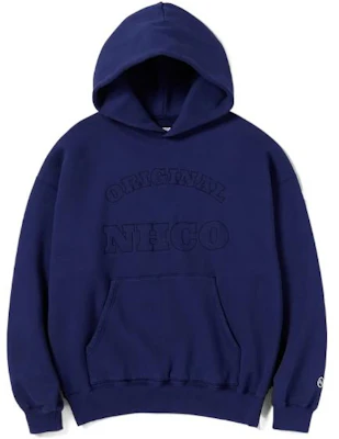 NEIGHBORHOOD FW22 Solid Color Logo Embroidered Hoodie Long Sleeve 222FPNH-CSM02 Buy NEIGHBORHOOD FW22 Solid Color Logo Embroidered Hoodie Long Sleeve 222FPNH-CSM02