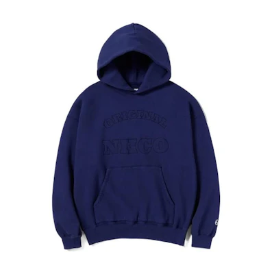 NBHD FW22 Solid Color Logo Embroidered Hoodie Long Sleeve 222FPNH-CSM02