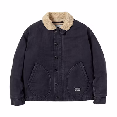 NBHD FW22 Solid Washed Single-Breasted Jacket 222YTNH-JKM03