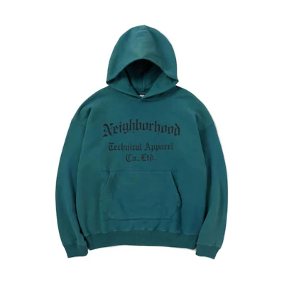 NBHD FW22 Sulfur Dye Hoodie Pullover Sweatshirt Letter Print 222OKNH-CSM04