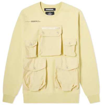 네이버후드 FW22 옐로우 포켓 디자인 크루넥 스웻셔츠 201FPNH-CSM15-BG Buy 네이버후드 FW22 옐로우 포켓 디자인 크루넥 스웻셔츠 201FPNH-CSM15-BG