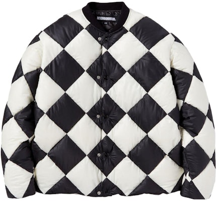 Chaqueta Acolchada a Cuadros con Cuello Baseball NEIGHBORHOOD FW23. 232TSNH-JKM08 Lookbook Chaqueta Acolchada a Cuadros con Cuello Baseball NEIGHBORHOOD FW23. 232TSNH-JKM08