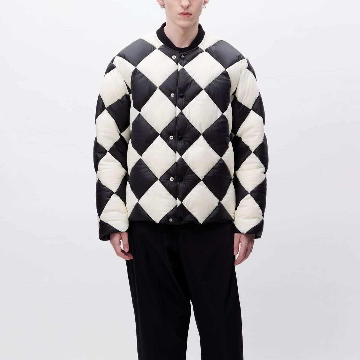 Shop Chaqueta Acolchada a Cuadros con Cuello Baseball NEIGHBORHOOD FW23. 232TSNH-JKM08