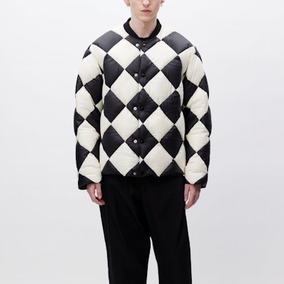 Chaqueta Acolchada a Cuadros con Cuello Baseball NEIGHBORHOOD FW23. 232TSNH-JKM08 Shop Chaqueta Acolchada a Cuadros con Cuello Baseball NEIGHBORHOOD FW23. 232TSNH-JKM08