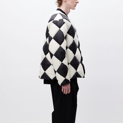 Chaqueta Acolchada a Cuadros con Cuello Baseball NEIGHBORHOOD FW23. 232TSNH-JKM08 Details for Chaqueta Acolchada a Cuadros con Cuello Baseball NEIGHBORHOOD FW23. 232TSNH-JKM08