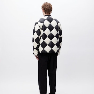 Chaqueta Acolchada a Cuadros con Cuello Baseball NEIGHBORHOOD FW23. 232TSNH-JKM08 Sizing Chaqueta Acolchada a Cuadros con Cuello Baseball NEIGHBORHOOD FW23. 232TSNH-JKM08