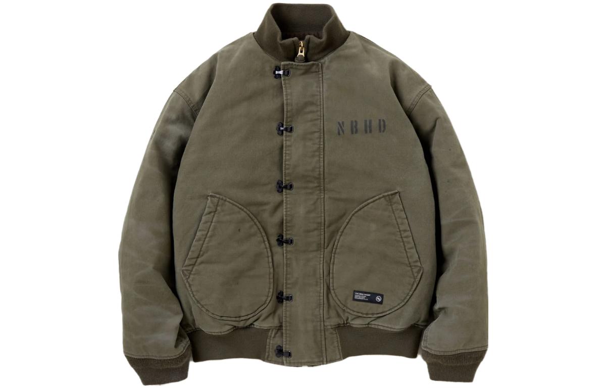 NBHD FW23 Back Letter High Collar Oversized Jacket Unisex 232YTNH-JKM01