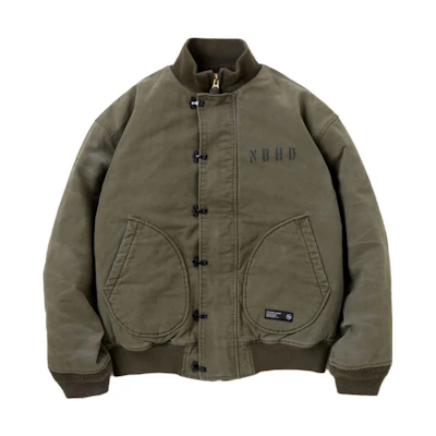 NBHD FW23 Back Letter High Collar Oversized Jacket Unisex 232YTNH-JKM01