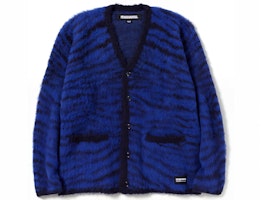 NEIGHBORHOOD FW23 Brushed Tiger Pattern Knit Cardigan Unisex. 232FUNH-KNM02 NEIGHBORHOOD FW23 Brushed Tiger Pattern Knit Cardigan Unisex. 232FUNH-KNM02