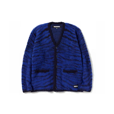 NBHD FW23 Brushed Tiger Pattern Knit Cardigan Unisex. 232FUNH-KNM02
