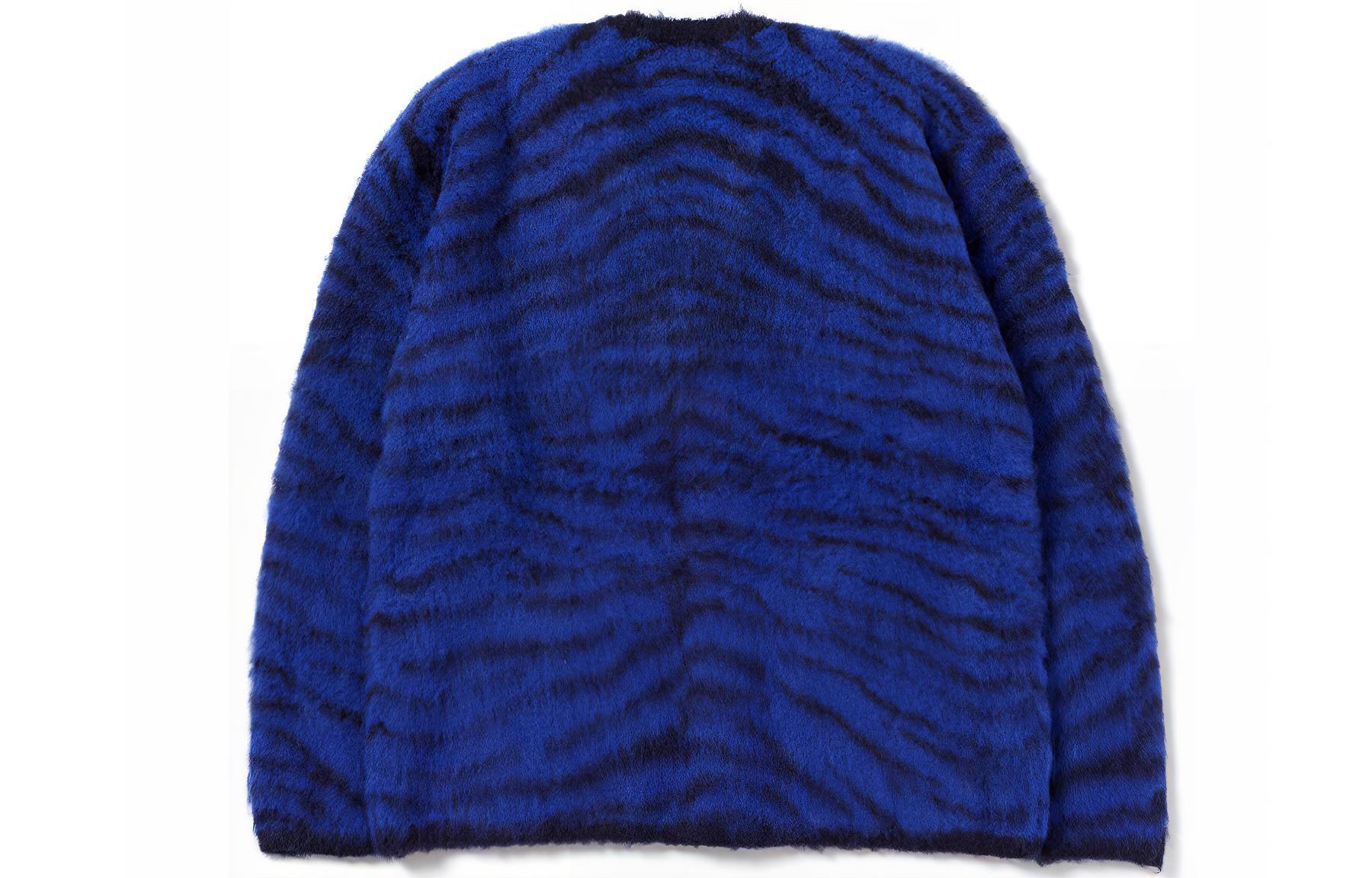 Lookbook NEIGHBORHOOD FW23 Cardigan Rajut Pola Harimau Unisex. 232FUNH-KNM02