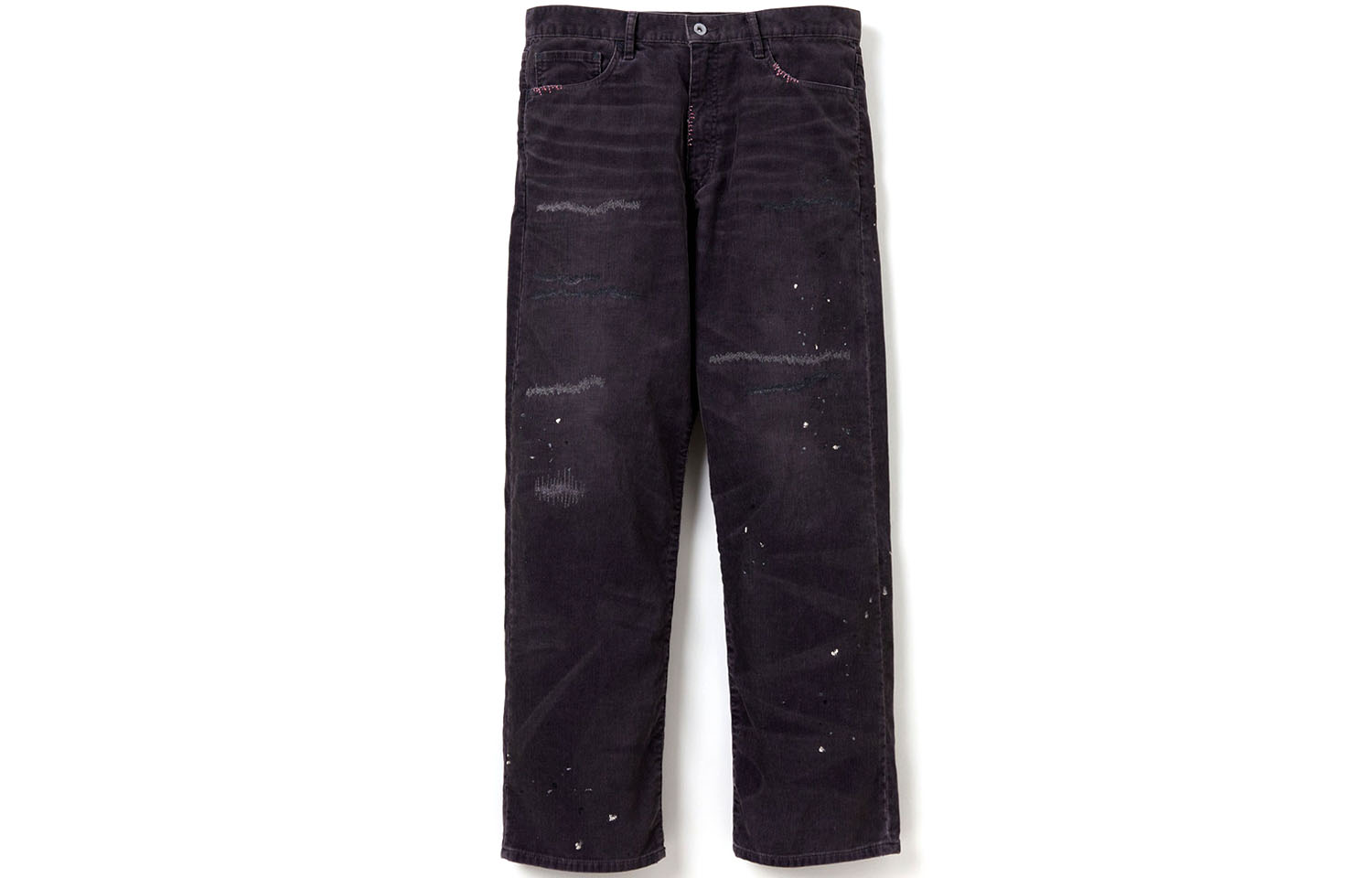 Purchase NEIGHBORHOOD FW23 코듀로이 워시드 페이드 지퍼 캐주얼 팬츠 유니섹스. 232XBNH-PTM10