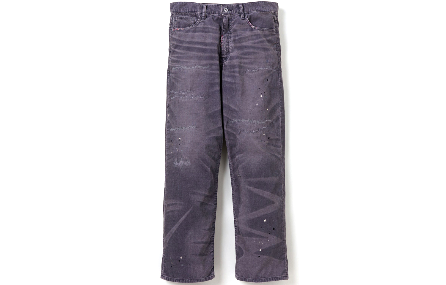 Details for NEIGHBORHOOD FW23 코듀로이 워시드 페이드 지퍼 캐주얼 팬츠 유니섹스. 232XBNH-PTM10