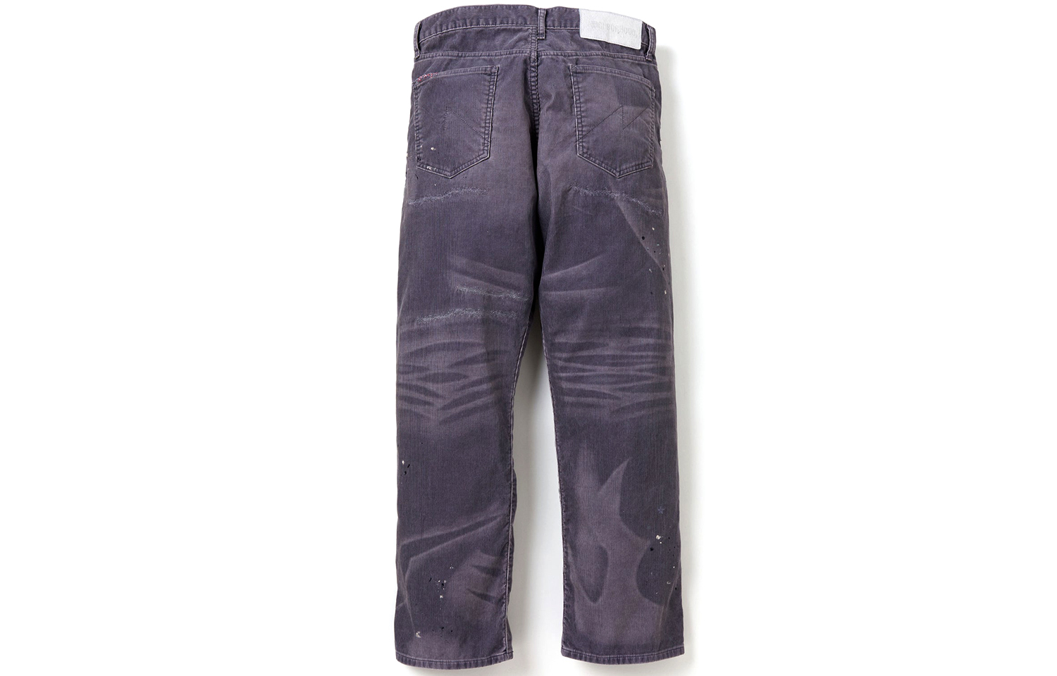 Sizing NEIGHBORHOOD FW23 코듀로이 워시드 페이드 지퍼 캐주얼 팬츠 유니섹스. 232XBNH-PTM10