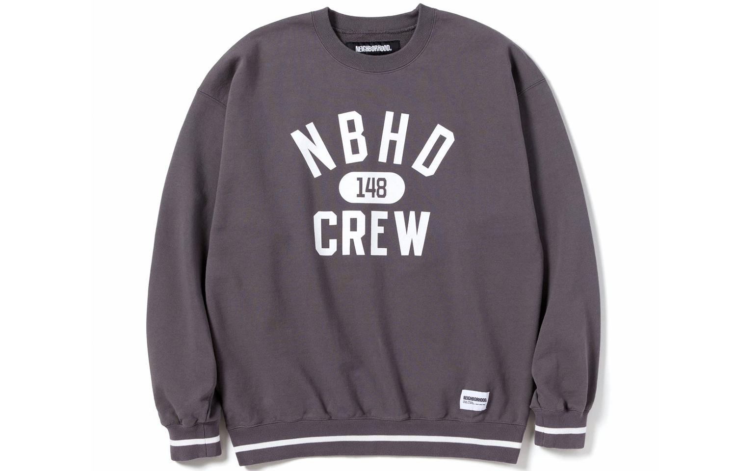 NBHD FW23 Logo Print Crewneck Long Sleeve Sweatshirt Unisex 232FPNH-CSM04