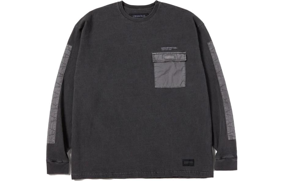 NBHD FW23 Patchwork Pocket Crewneck Sweatshirt Unisex 232UNNH-CSM05