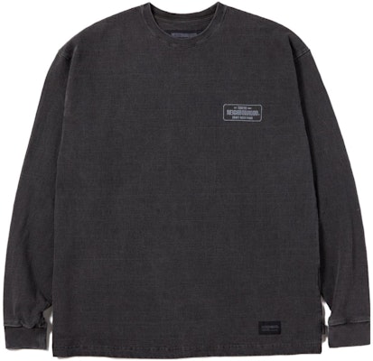 NEIGHBORHOOD FW23 Pigment Dyed Crewneck Long Sleeve Knit Sweater Casual Top 232UNNH-CSM01 Buy NEIGHBORHOOD FW23 Pigment Dyed Crewneck Long Sleeve Knit Sweater Casual Top 232UNNH-CSM01