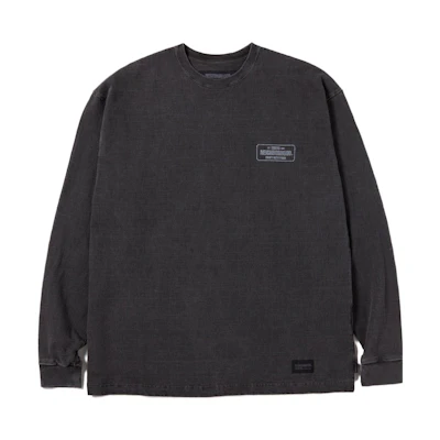 NBHD FW23 Pigment Dyed Crewneck Long Sleeve Knit Sweater Casual Top 232UNNH-CSM01