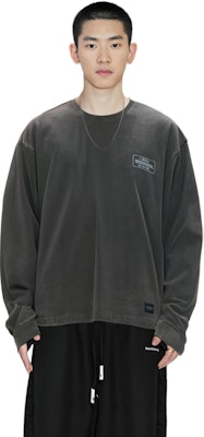 NEIGHBORHOOD FW23 Pigment Dyed Crewneck Long Sleeve Knit Sweater Casual Top 232UNNH-CSM01 Purchase NEIGHBORHOOD FW23 Pigment Dyed Crewneck Long Sleeve Knit Sweater Casual Top 232UNNH-CSM01