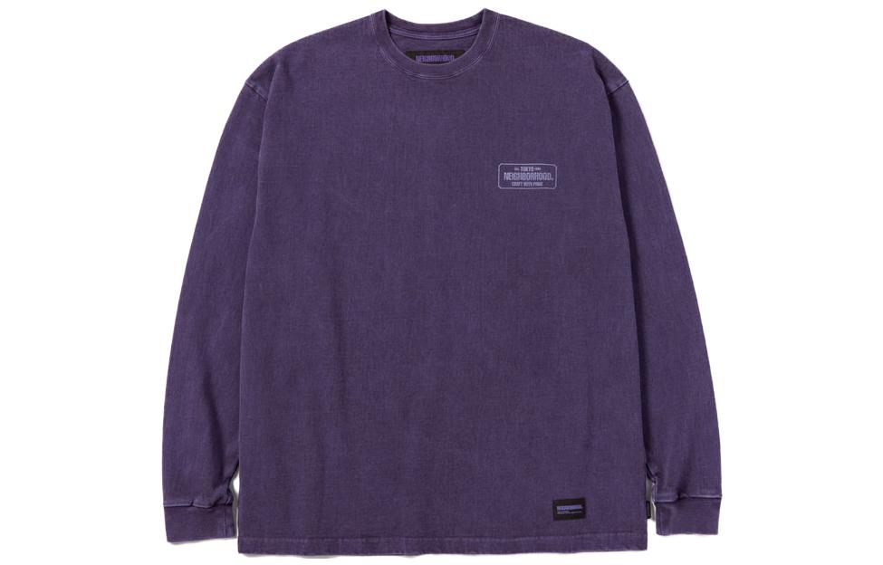 Sizing NEIGHBORHOOD FW23 Pigment Dyed Crewneck Long Sleeve Knit Sweater  Casual Top 232UNNH-CSM01