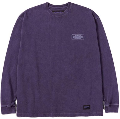 NEIGHBORHOOD FW23 Pigment Dyed Crewneck Long Sleeve Knit Sweater Casual Top 232UNNH-CSM01 Sizing NEIGHBORHOOD FW23 Pigment Dyed Crewneck Long Sleeve Knit Sweater Casual Top 232UNNH-CSM01