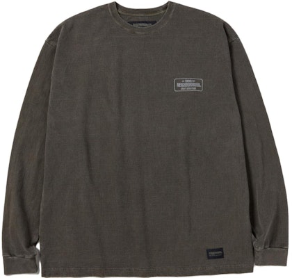 NEIGHBORHOOD FW23 Pigment Dyed Crewneck Long Sleeve Knit Sweater Casual Top 232UNNH-CSM01 Cheap NEIGHBORHOOD FW23 Pigment Dyed Crewneck Long Sleeve Knit Sweater Casual Top 232UNNH-CSM01