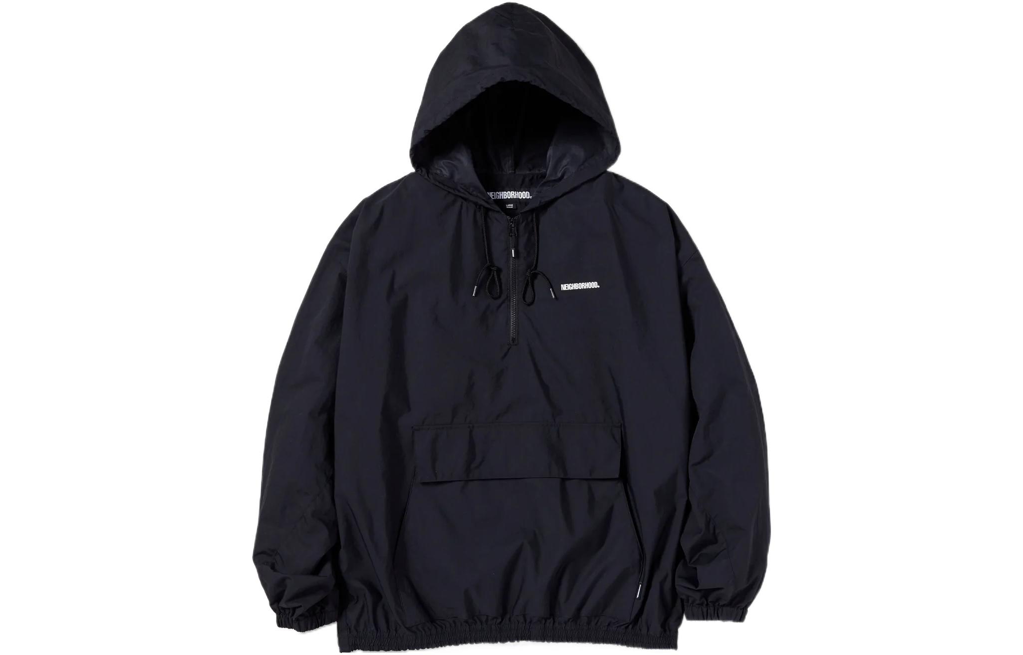 NBHD Half-Zip Hoodie Jacket Black () 222TSNH-JKM02