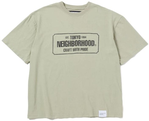 NEIGHBORHOOD 字母印花圆领短袖T恤 - 男款 231OKNH-CSM04-BK Sizing NEIGHBORHOOD 字母印花圆领短袖T恤 - 男款 231OKNH-CSM04-BK