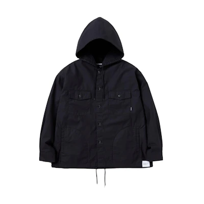 NBHD Letter Print Hooded Long-Sleeve Jacket 232AQNH-SHM07