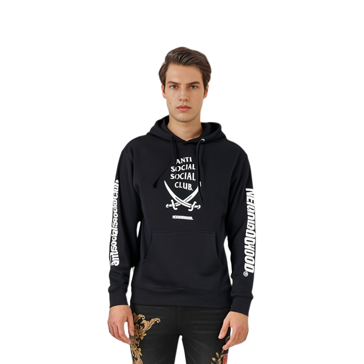 Details for NEIGHBORHOOD字母印花连帽衫 男女同款长袖卫衣. 202GEASN-CSM02S