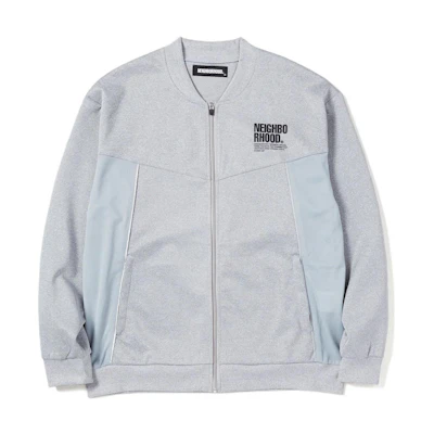 NBHD Letter Print Long Sleeve Zip-Up Jacket 221GONH-CSM02