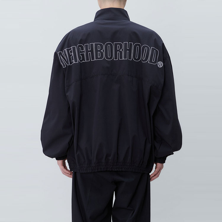 Sizing NEIGHBORHOOD 字母印花长袖拉链夹克 221AQNH-JKM01
