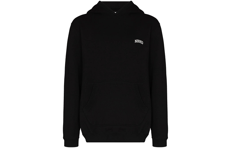 NBHD Logo Embroidered Hoodie Black () 212FPNH-CSM03-BLACK