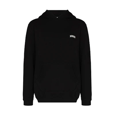 NBHD Logo Embroidered Hoodie Black () 212FPNH-CSM03-BLACK