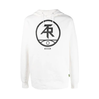 NBHD Logo Hoodie White Long Sleeve Sweatshirt 181FPATNC-SM02S-WHITE