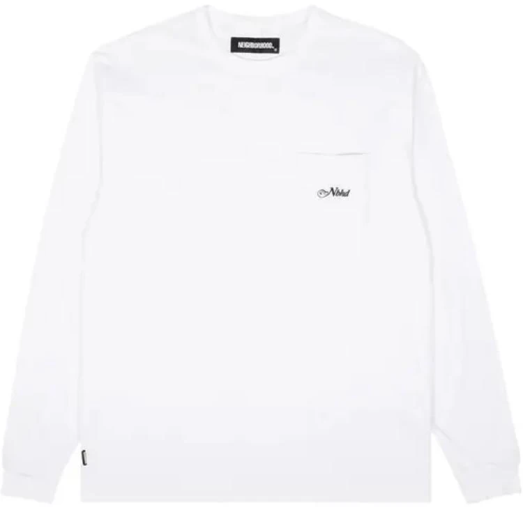 neighborhood-logo-print-crewneck-pullover-long-sleeve-sweatshirt-white-212-fpnh-csm-01-whit