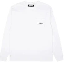 NEIGHBORHOOD Logo Print Crewneck Pullover Long Sleeve Sweatshirt White 212FPNH-CSM01-WHIT NEIGHBORHOOD Logo Print Crewneck Pullover Long Sleeve Sweatshirt White 212FPNH-CSM01-WHIT