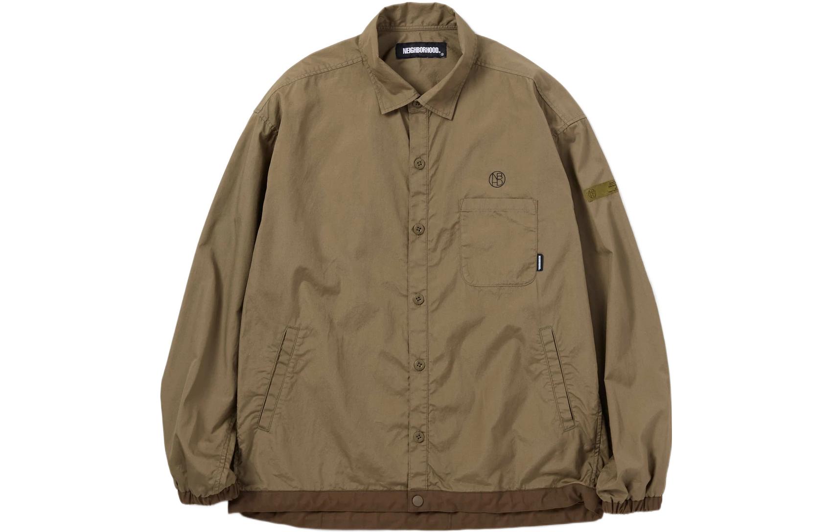 NBHD Long-Sleeve Jacket with Collared Design 221AQNH-SHM04