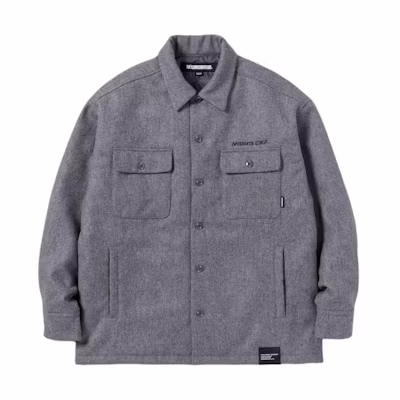 NBHD Long Sleeve Jacket with Letter Pattern Collar Design 232tsnh-shm06