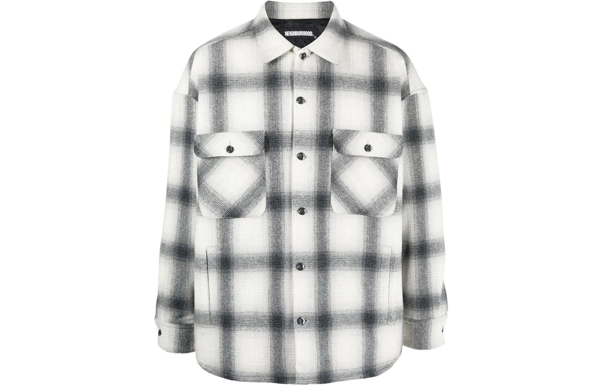 NBHD Plaid Single-Breasted Long-Sleeve Jacket 212SINH-SHM02